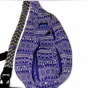 KAVU Geometric Purple Sling Bag